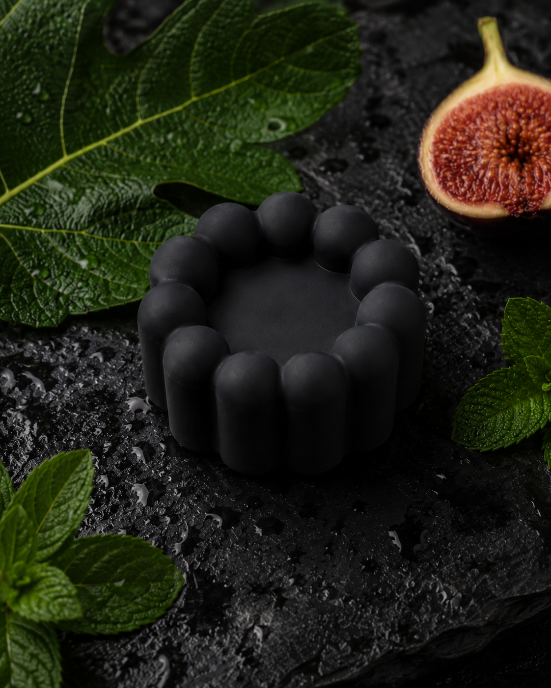 Fig + Mint | Small Batch Soap | Shea Butter & Activated Charcoal