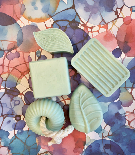 Whispering Sage – Small Batch Lavender Glycerin Soap | Herbal Dew Cleanse