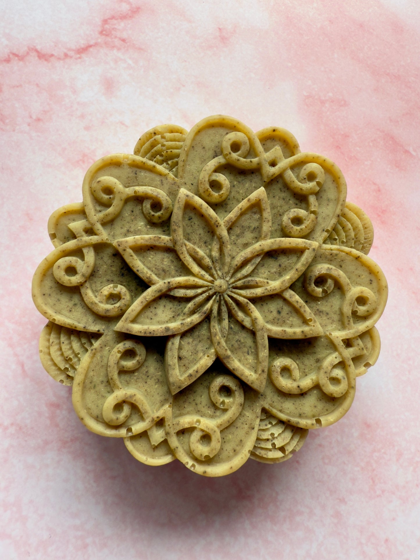 Parisian Green – Small Batch Coconut Milk Soap | Gotu Kola + Vanilla Silk Mandala Bar