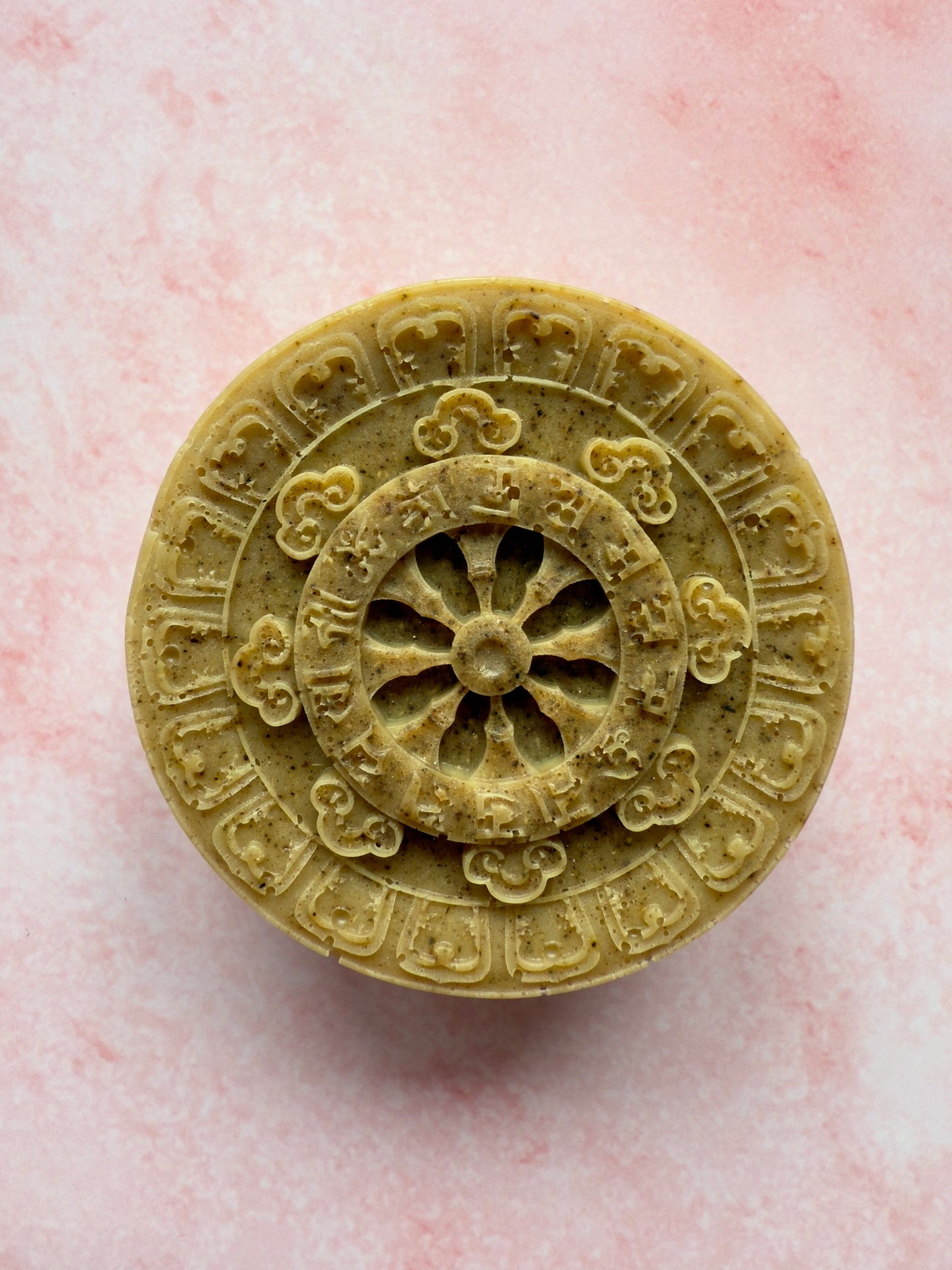 Parisian Green – Small Batch Coconut Milk Soap | Gotu Kola + Vanilla Silk Mandala Bar