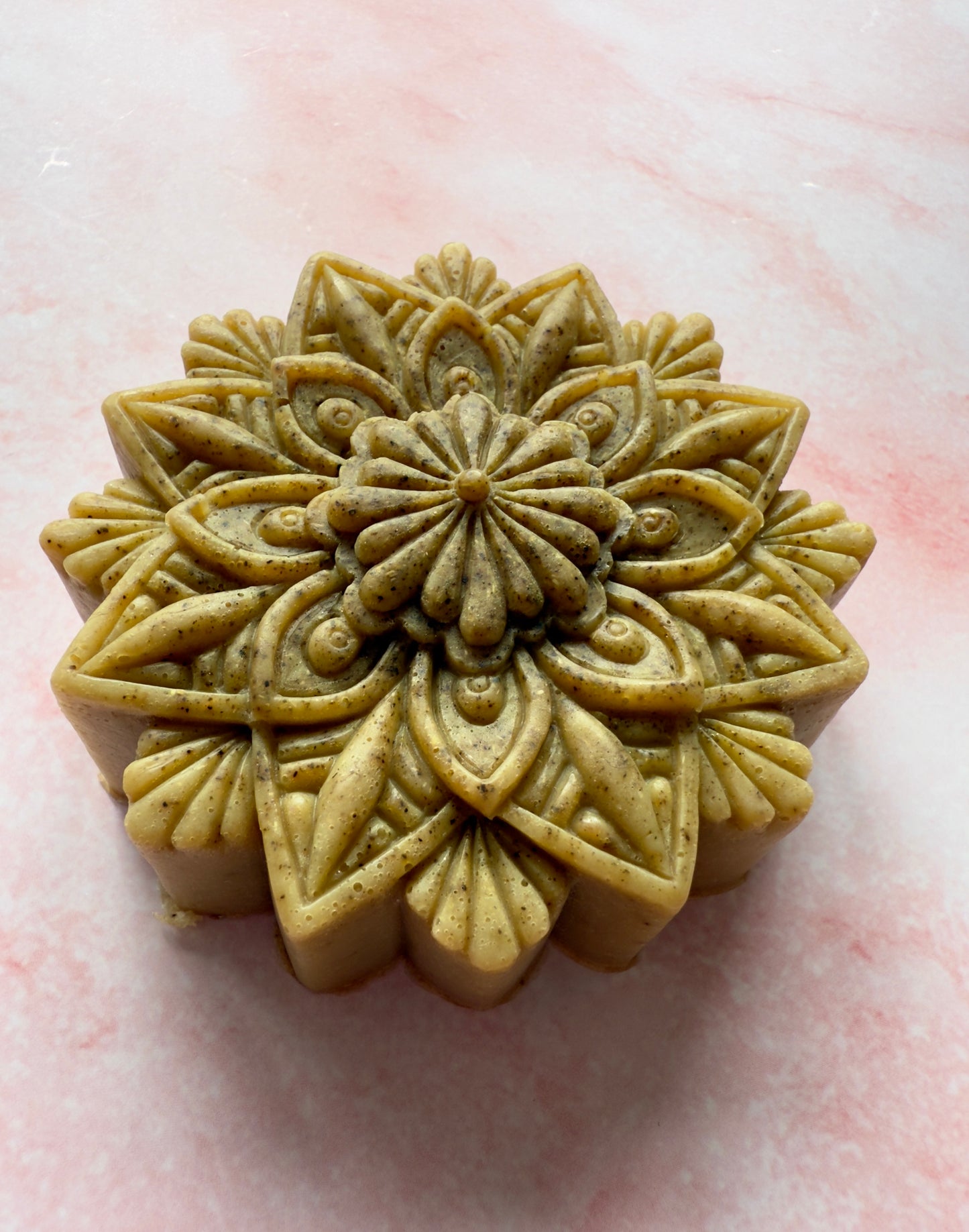 Parisian Green – Small Batch Coconut Milk Soap | Gotu Kola + Vanilla Silk Mandala Bar
