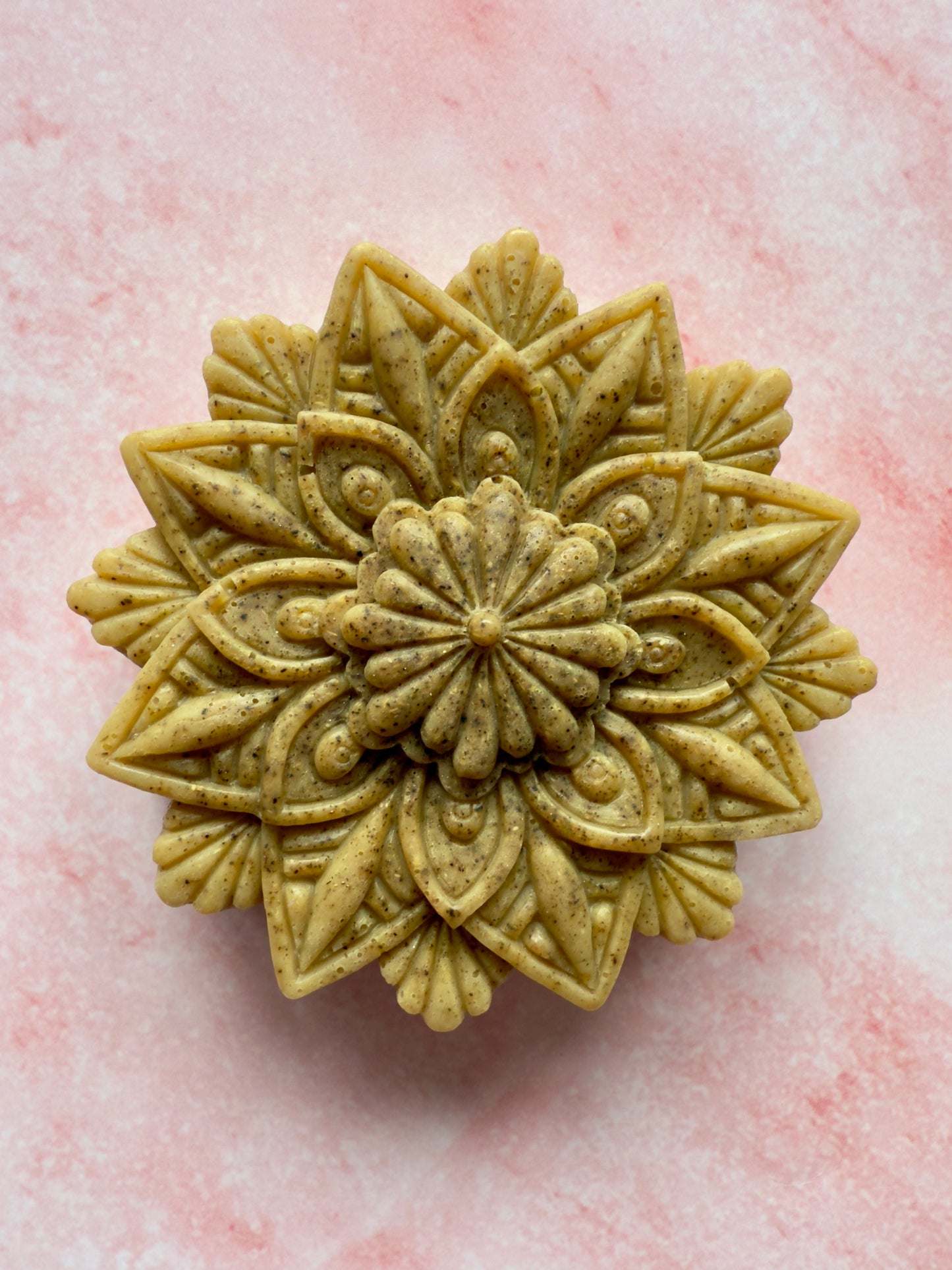 Parisian Green – Small Batch Coconut Milk Soap | Gotu Kola + Vanilla Silk Mandala Bar