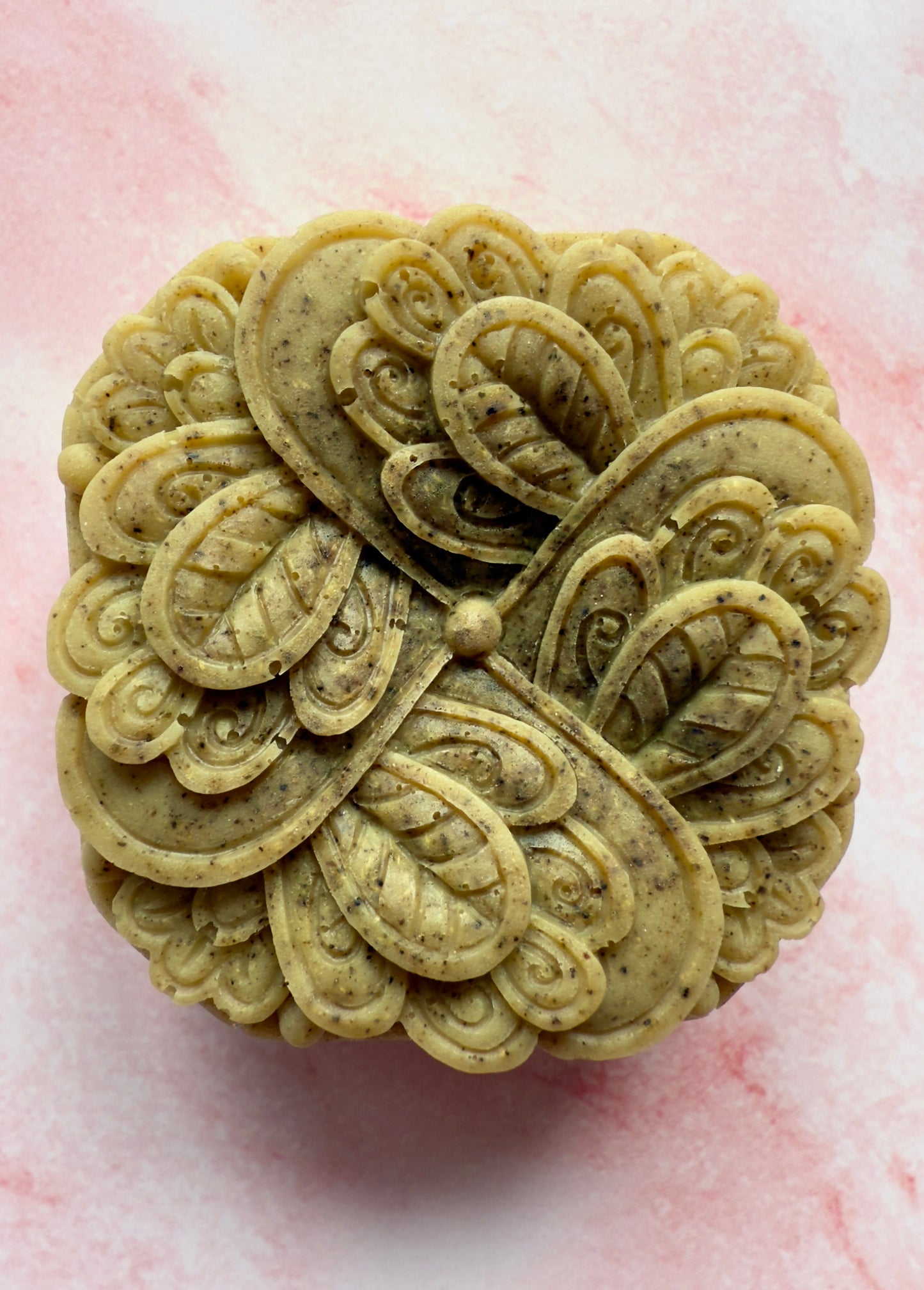 Parisian Green – Small Batch Coconut Milk Soap | Gotu Kola + Vanilla Silk Mandala Bar
