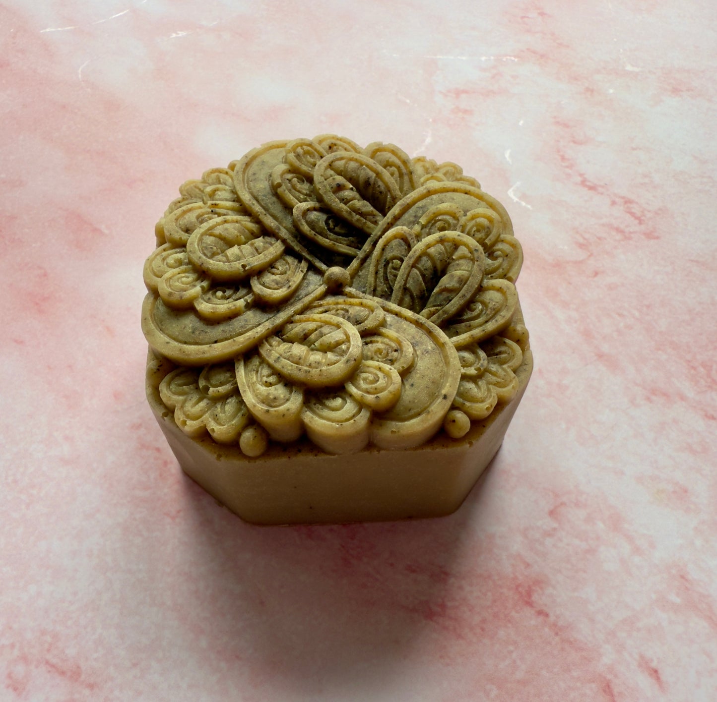 Parisian Green – Small Batch Coconut Milk Soap | Gotu Kola + Vanilla Silk Mandala Bar