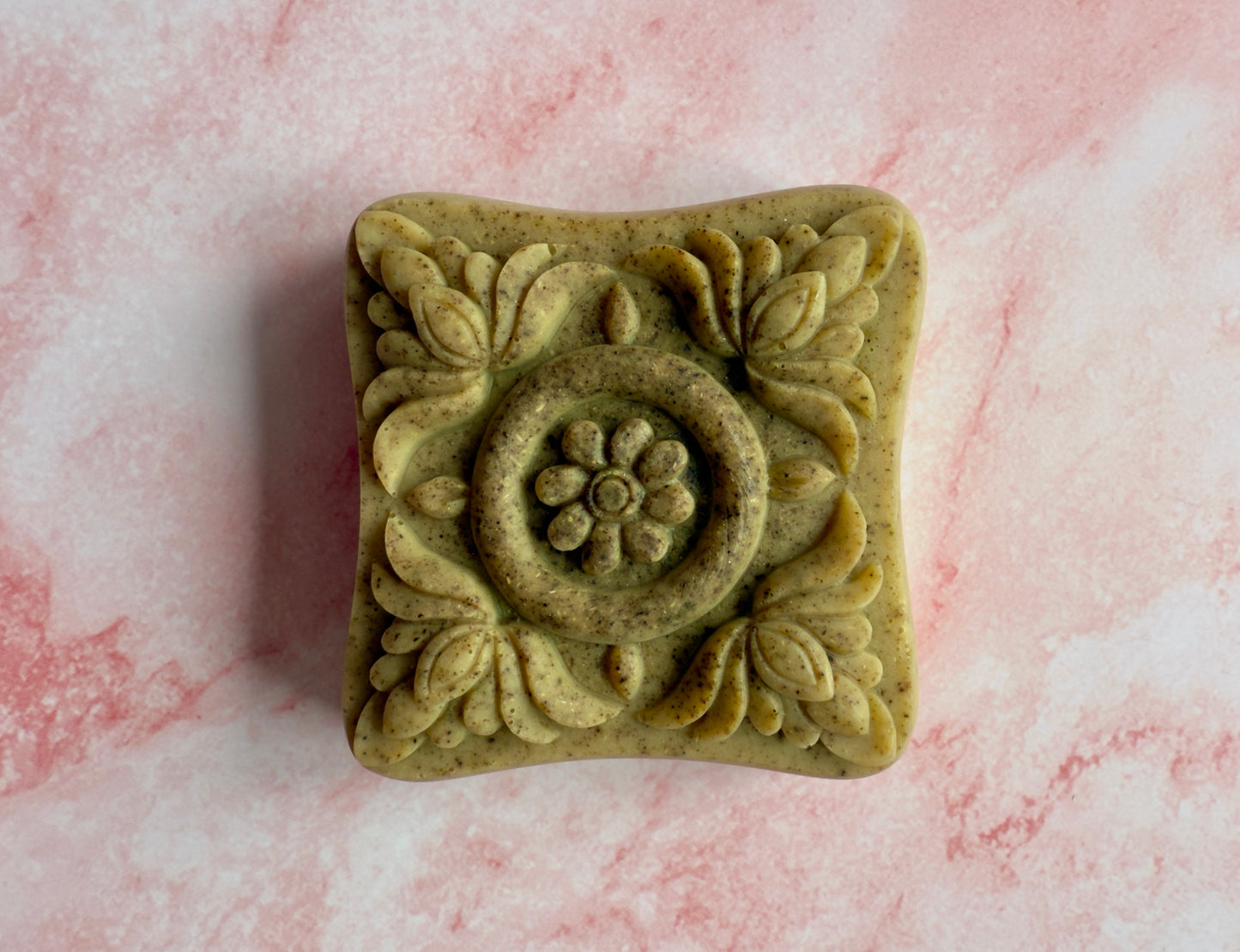 Parisian Green – Small Batch Coconut Milk Soap | Gotu Kola + Vanilla Silk Mandala Bar