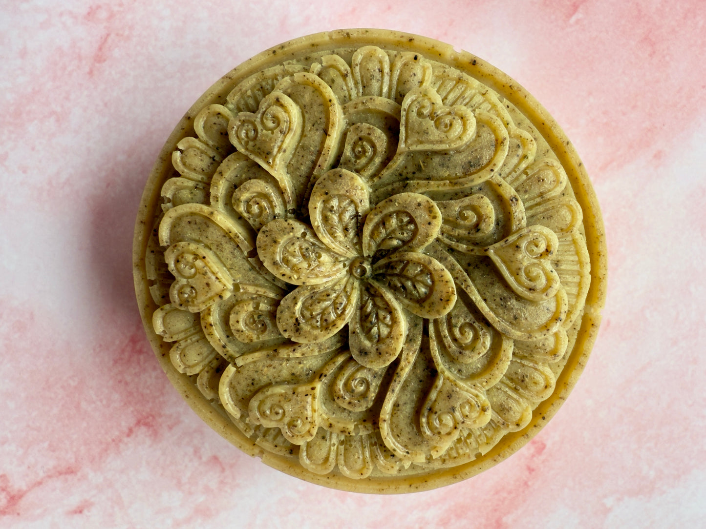 Parisian Green – Small Batch Coconut Milk Soap | Gotu Kola + Vanilla Silk Mandala Bar