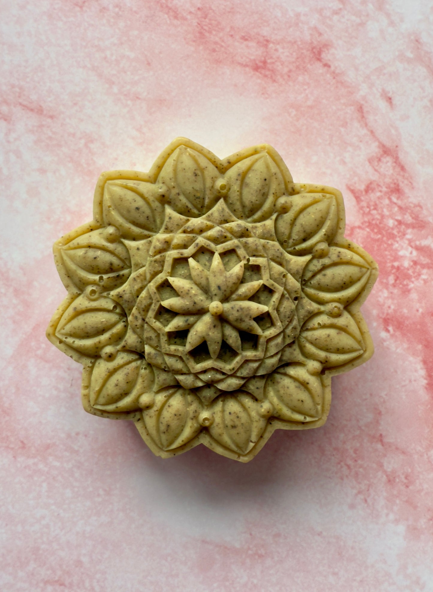 Parisian Green – Small Batch Coconut Milk Soap | Gotu Kola + Vanilla Silk Mandala Bar