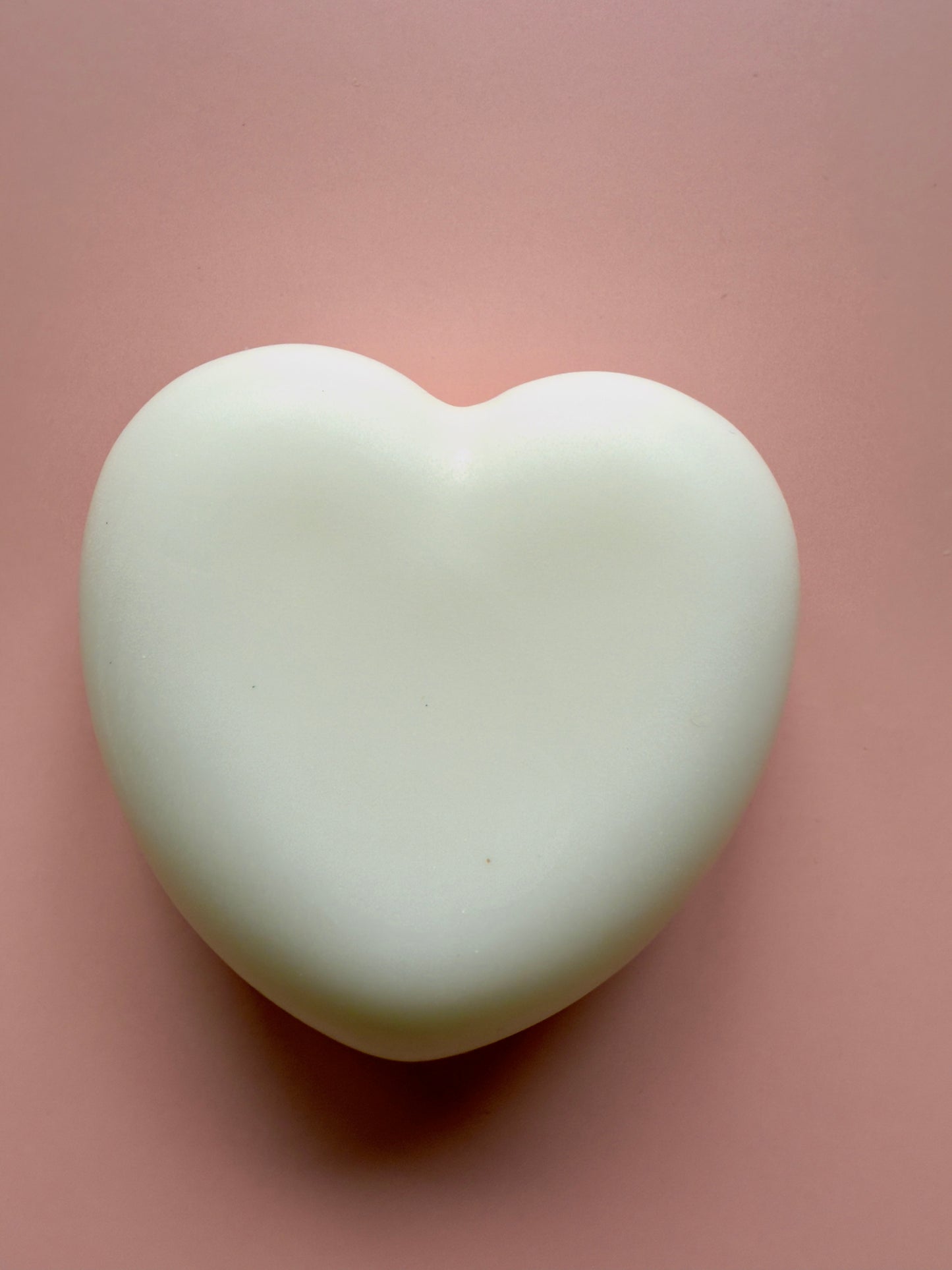 Heartfelt – Small Batch Coconut Soap | Rounded Heart Bar (Unscented)