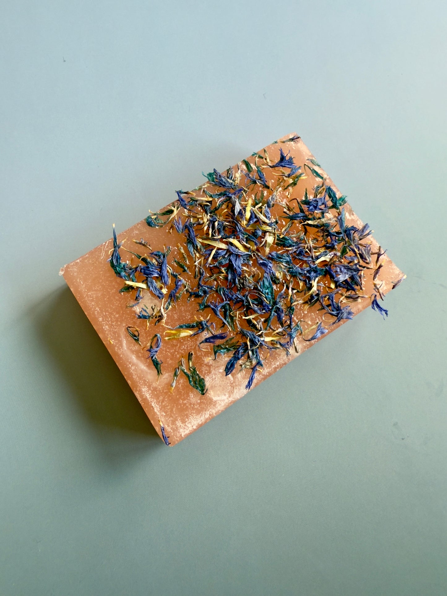 Warm Glow + Cornflower – Small Batch Honey Soap | Rose Clay + Paris-Inspired Floral Bar