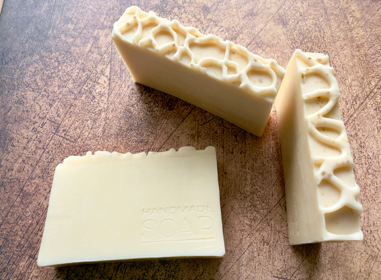 Dustprint – Small Batch Oatmeal Soap | Lavender, Amber + Earthy Clay