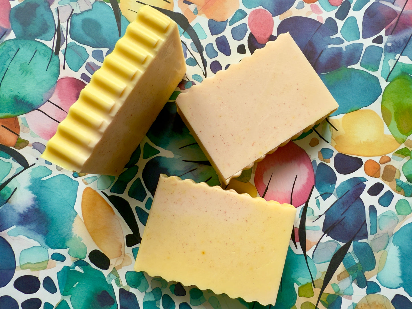 Sun Butter – Small Batch Mango Butter Soap | Golden Layers + Subtle Summer Glow
