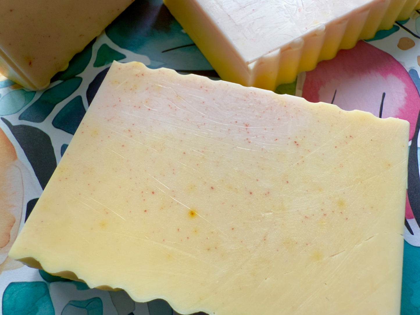 Sun Butter – Small Batch Mango Butter Soap | Golden Layers + Subtle Summer Glow