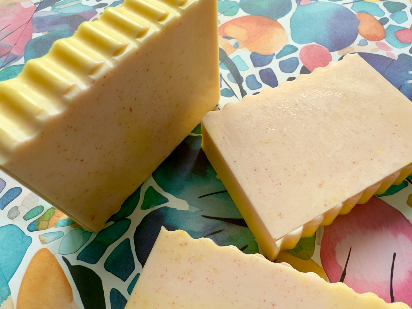 Sun Butter – Small Batch Mango Butter Soap | Golden Layers + Subtle Summer Glow