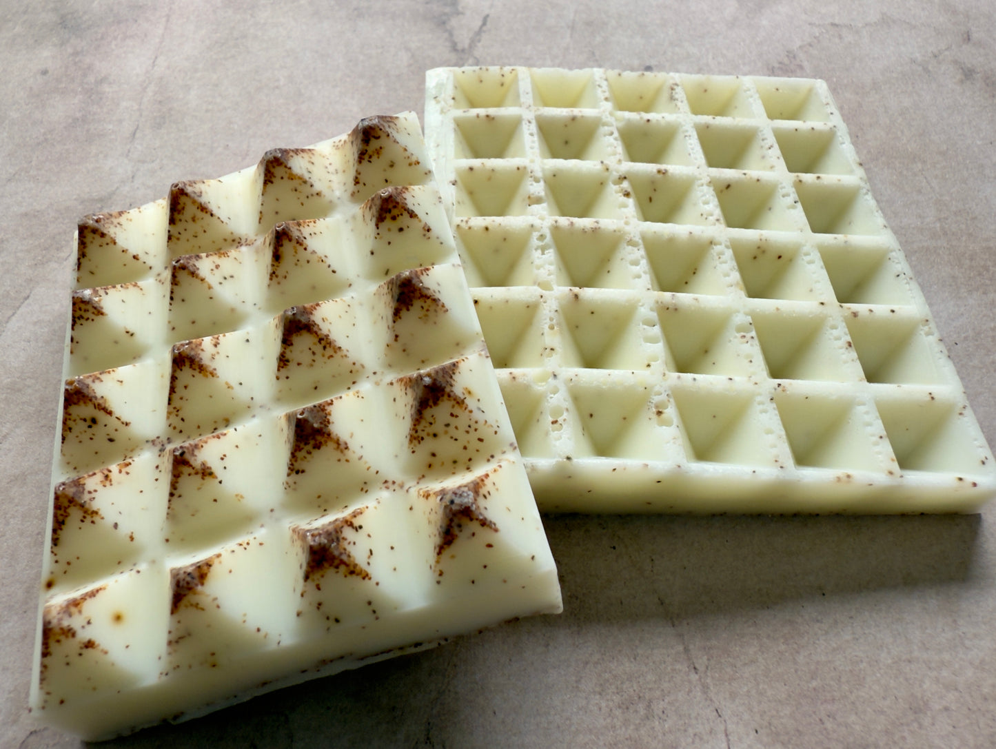 Citrus Bark – Test-Batch Mango Butter Soap | Tangy Layers + Pyramids Gone Rogue