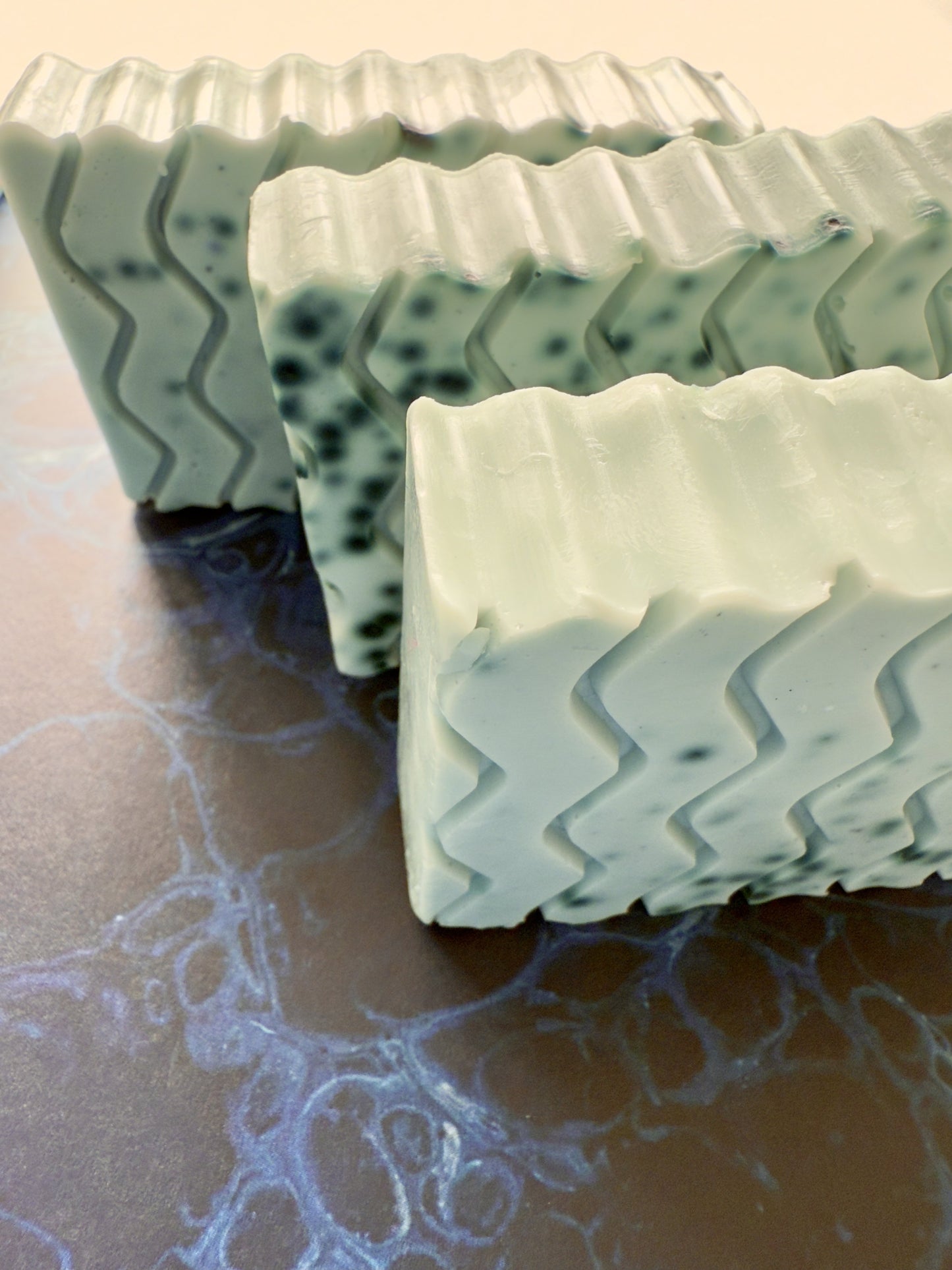 Blue Moment – Small Batch Mango Butter Soap | Layered Calm with Blue Matcha