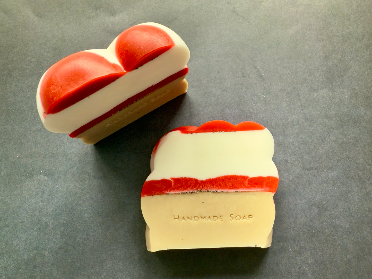 Shortcake Situation – Small Batch Triple Butter Soap | Strawberry Layers with a Twist