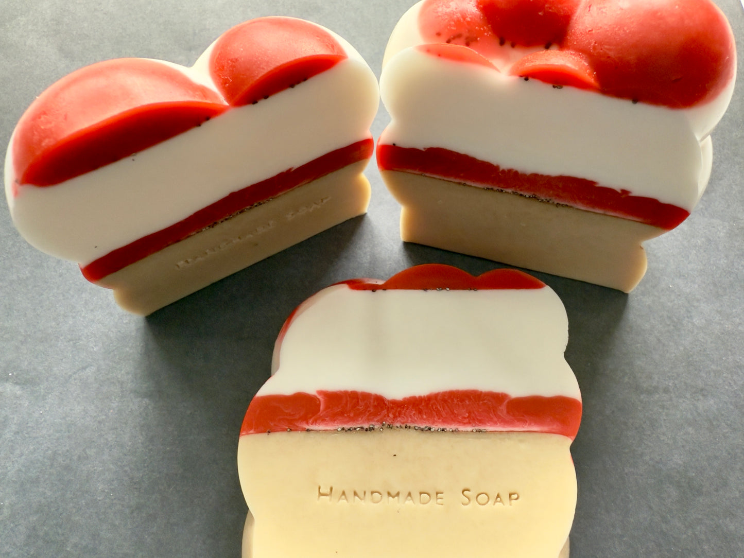 Shortcake Situation – Small Batch Triple Butter Soap | Strawberry Layers with a Twist