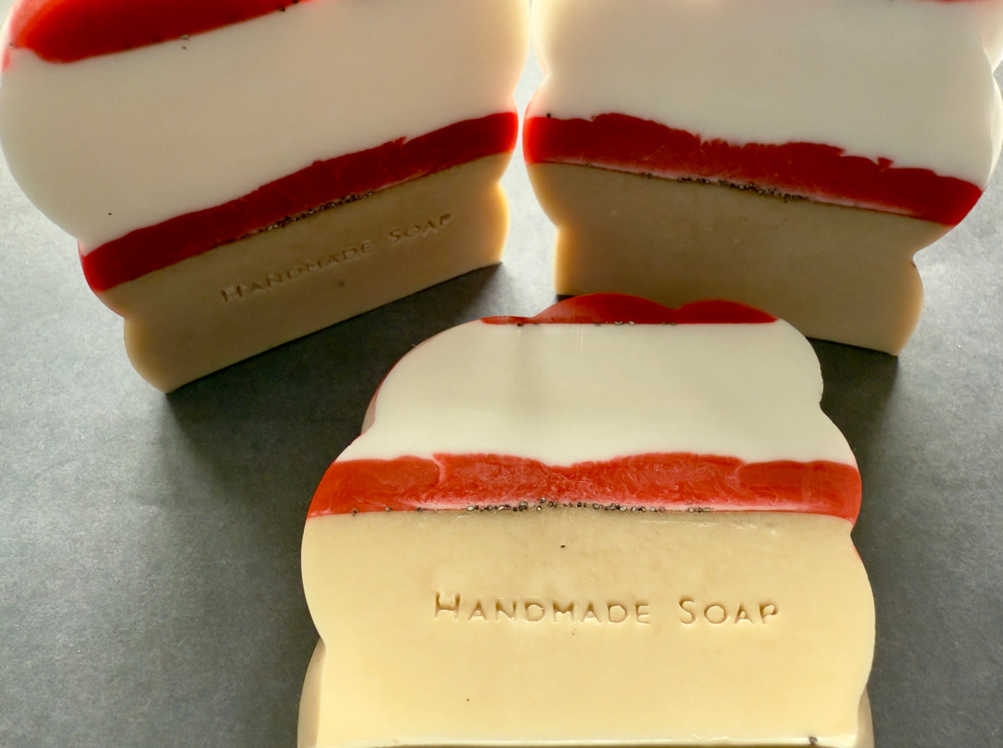 Shortcake Situation – Small Batch Triple Butter Soap | Strawberry Layers with a Twist
