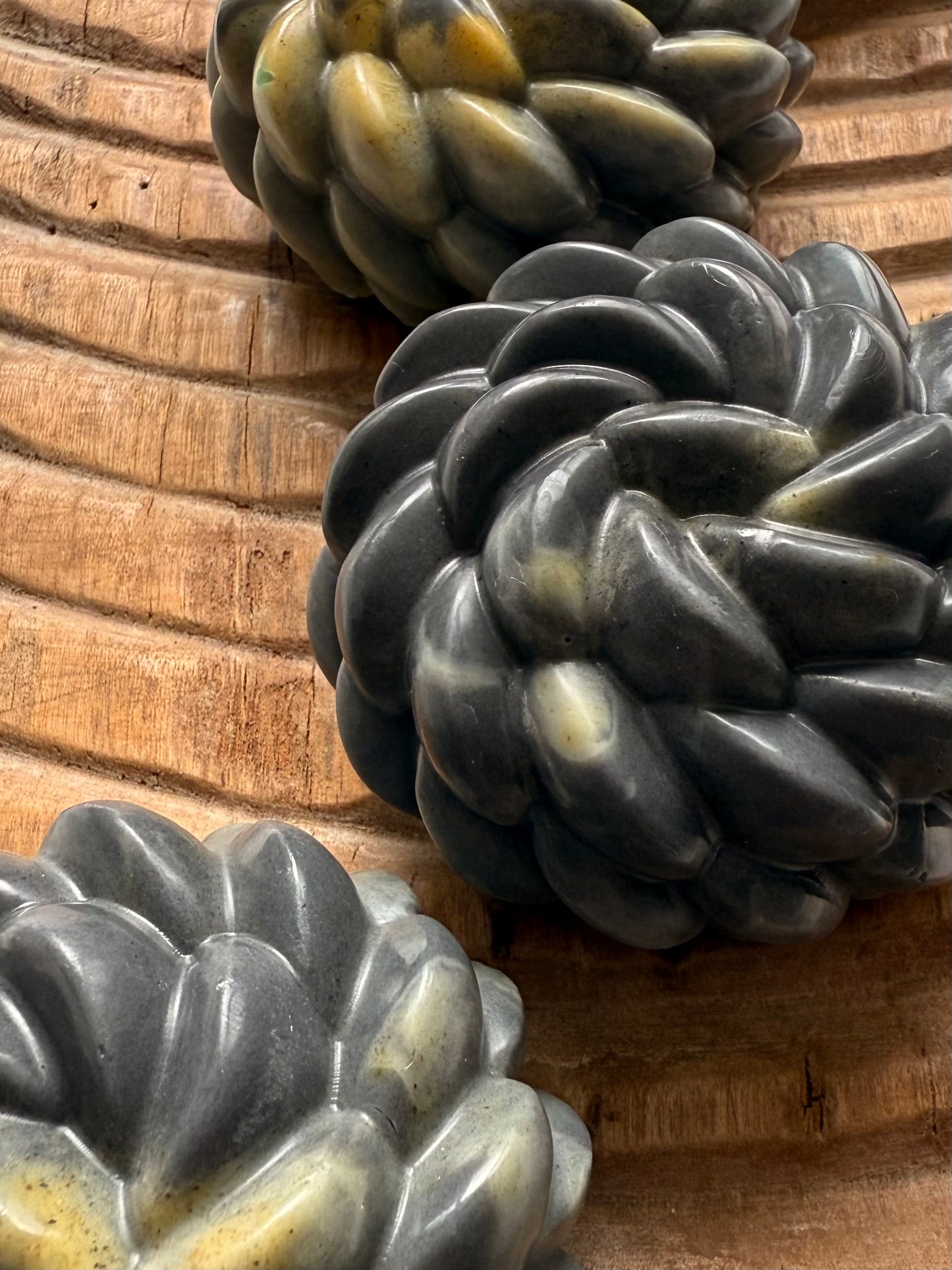 Tobacco Twist – Small Batch Beef Tallow Soap | Charcoal + Turmeric Swirl with a Velvet Smoke Scent