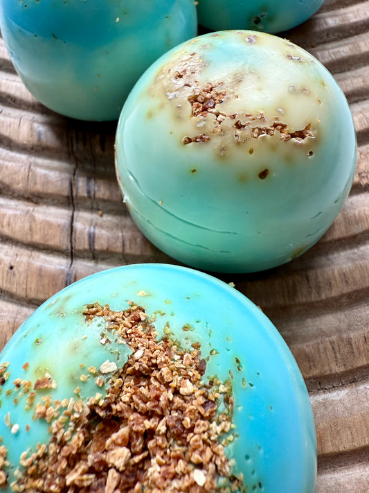 Amalfi Spin – Small Batch Beef Tallow Soap | Bright Citrus + Coastal Grit