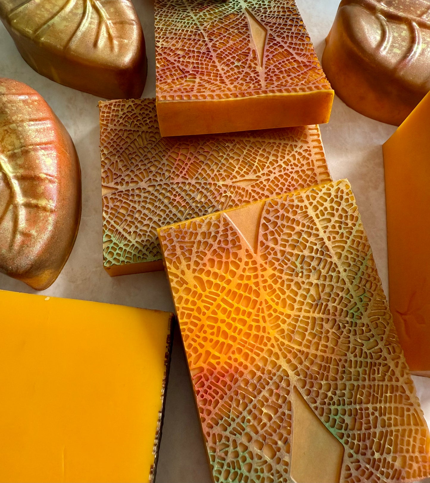 Cinnamon Liability – Small Batch Turmeric Soap | Pumpkin + Spiced Nut Leaf Bars