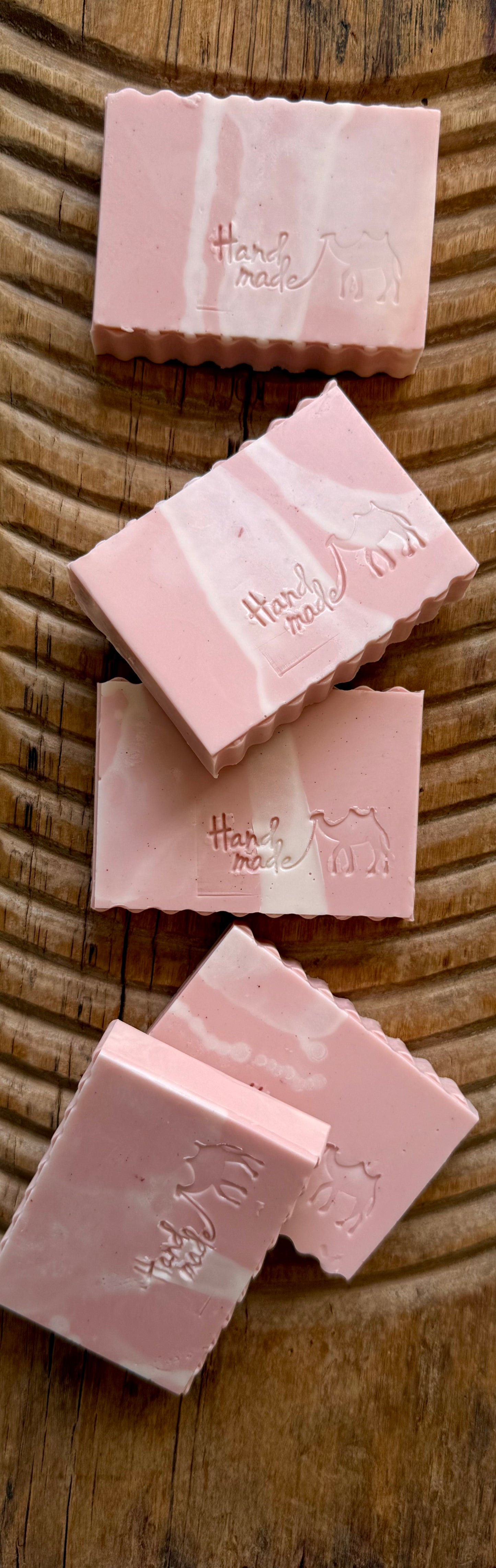 Nut Another Love Story – Small Batch Camel Milk Soap | Sulfate-free Cherry Almond + Rose Clay