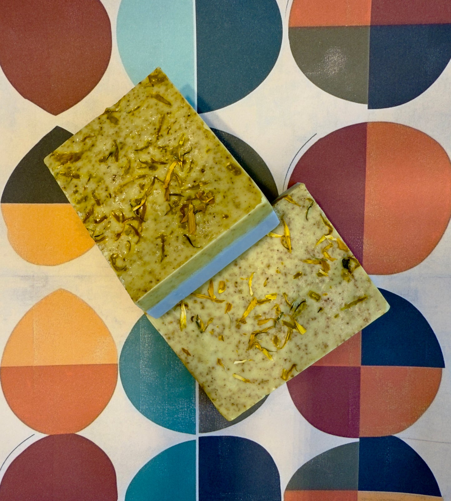 Sun‑Sea Harmony – Small Batch Cocoa Butter Soap | Bright Citrus‑Berry Breeze & Chamomile
