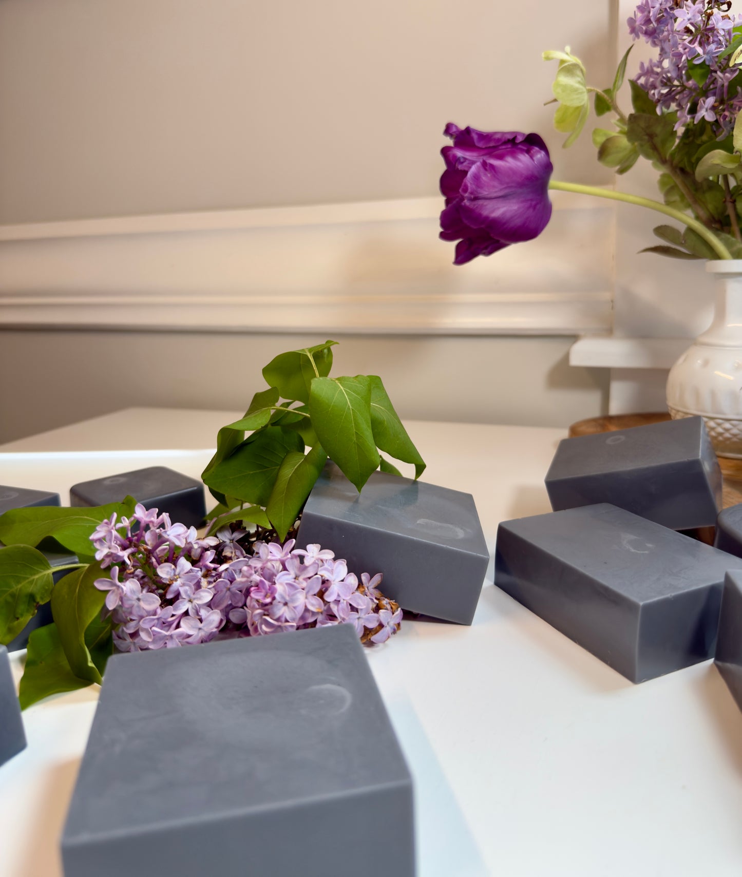 Gray Matter – Small Batch Vegetable Glycerin Soap | Charcoal + Eucalyptus + Mint Soap