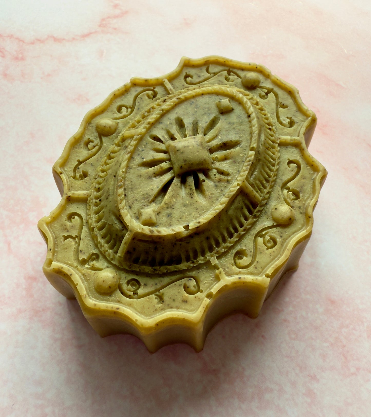 Parisian Green – Small Batch Coconut Milk Soap | Gotu Kola + Vanilla Silk Mandala Bar