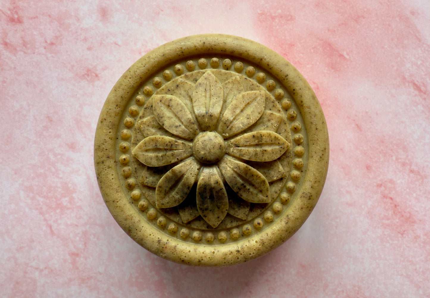 Parisian Green – Small Batch Coconut Milk Soap | Gotu Kola + Vanilla Silk Mandala Bar