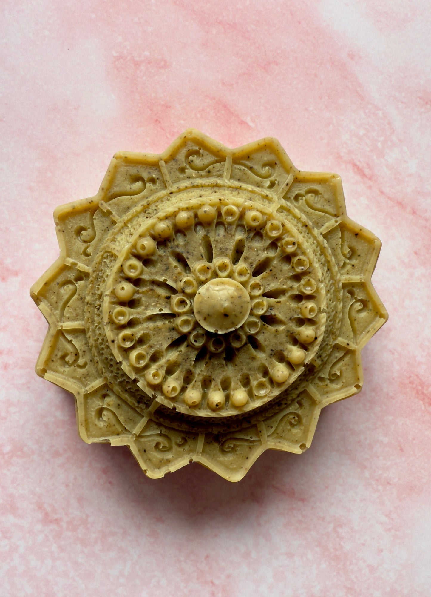 Parisian Green – Small Batch Coconut Milk Soap | Gotu Kola + Vanilla Silk Mandala Bar