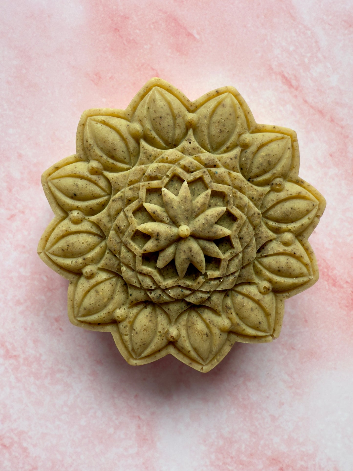 Parisian Green – Small Batch Coconut Milk Soap | Gotu Kola + Vanilla Silk Mandala Bar