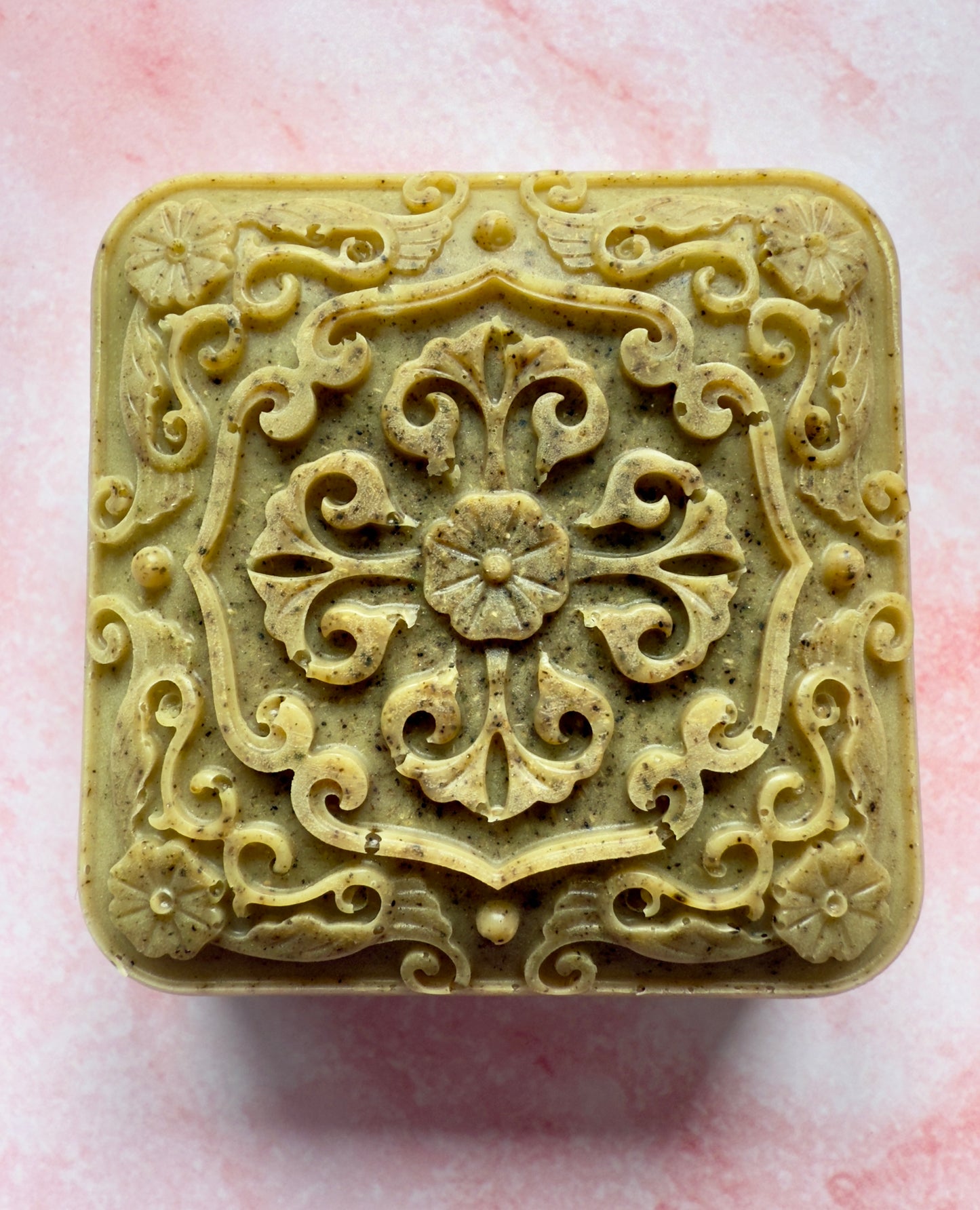 Parisian Green – Small Batch Coconut Milk Soap | Gotu Kola + Vanilla Silk Mandala Bar
