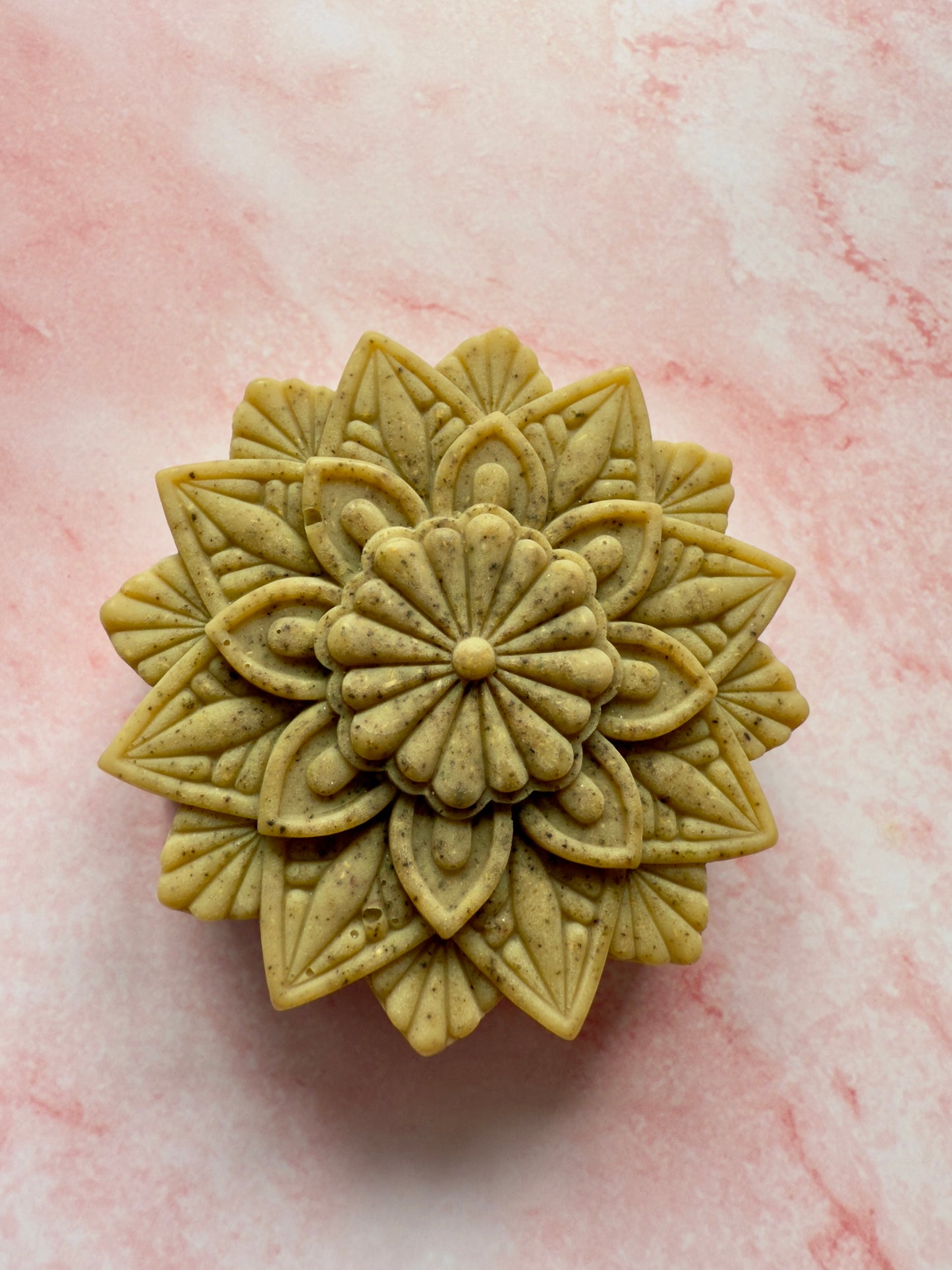 Parisian Green – Small Batch Coconut Milk Soap | Gotu Kola + Vanilla Silk Mandala Bar