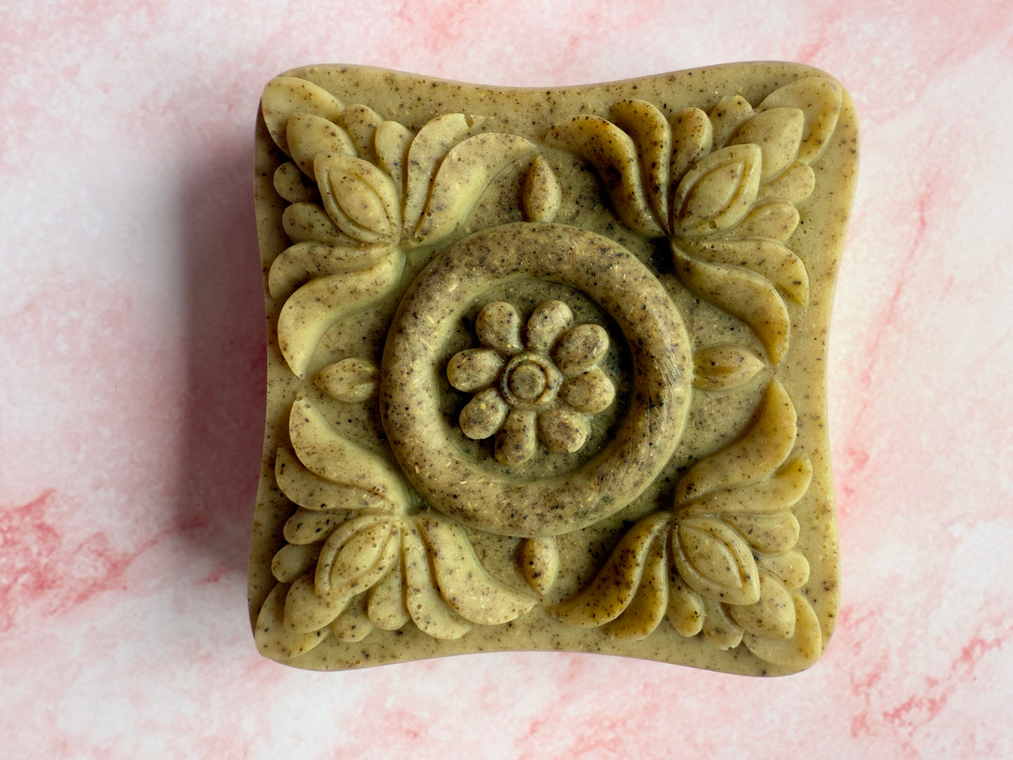Parisian Green – Small Batch Coconut Milk Soap | Gotu Kola + Vanilla Silk Mandala Bar