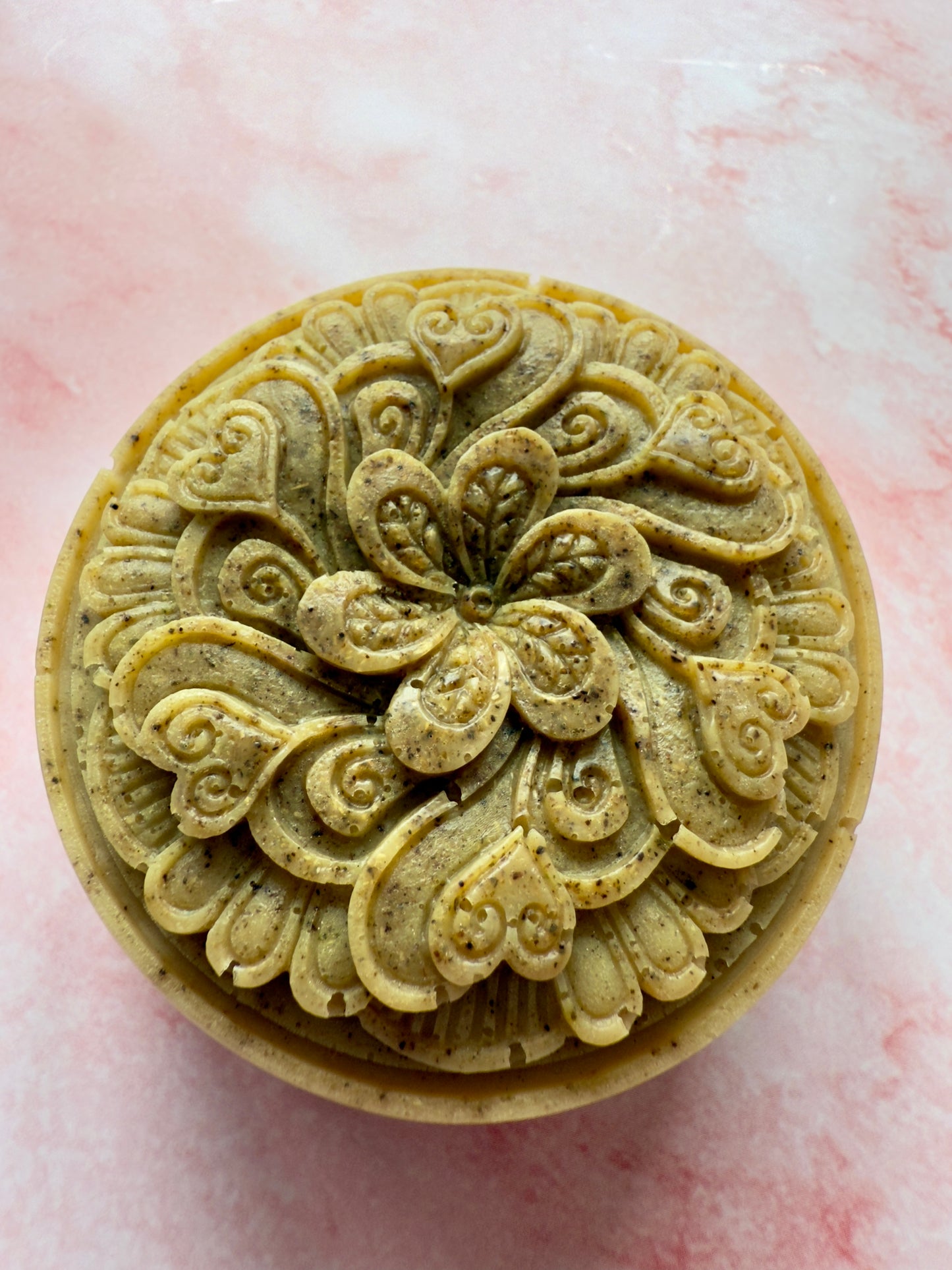 Parisian Green – Small Batch Coconut Milk Soap | Gotu Kola + Vanilla Silk Mandala Bar