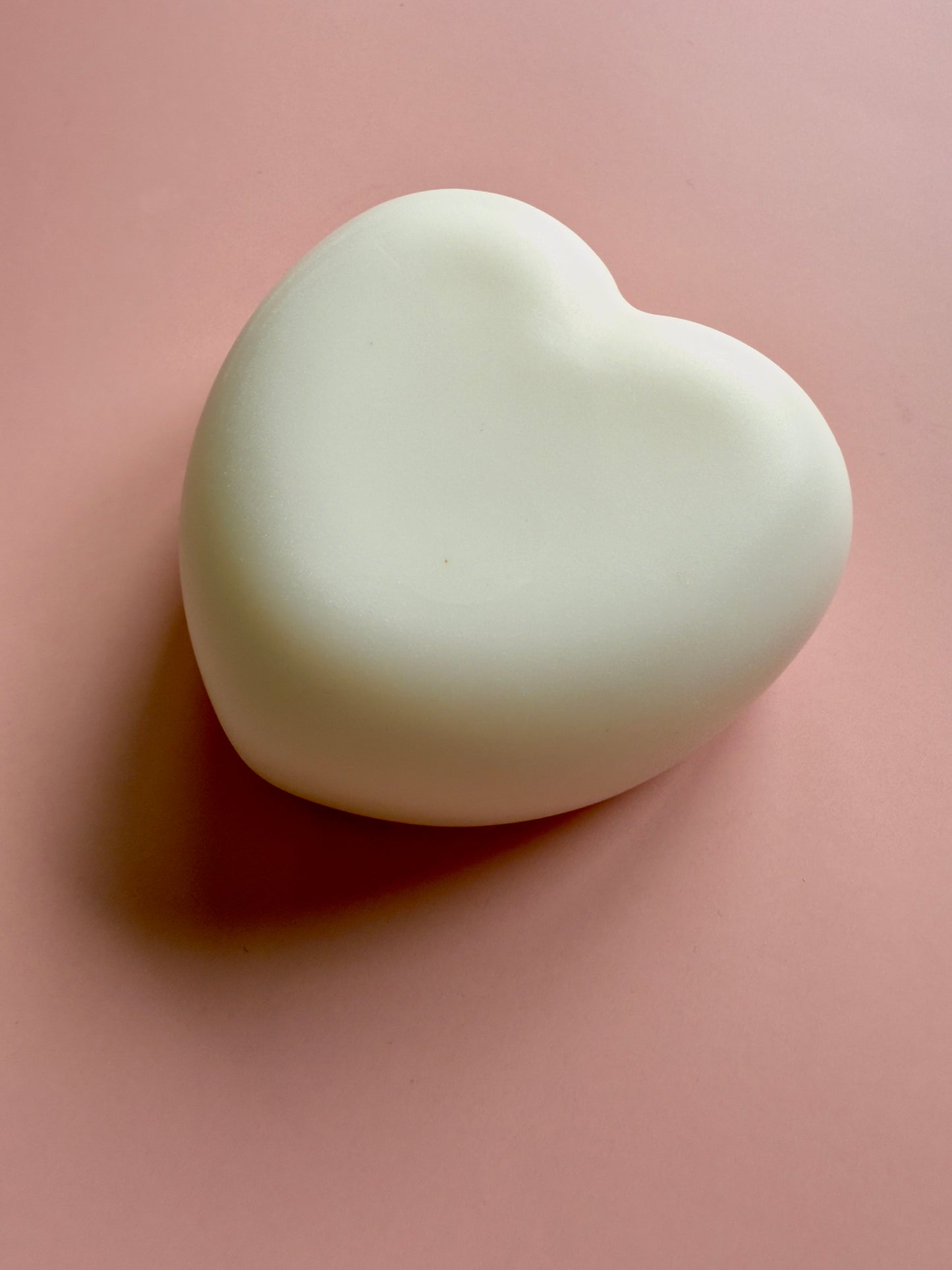 Heartfelt – Small Batch Coconut Soap | Rounded Heart Bar (Unscented)