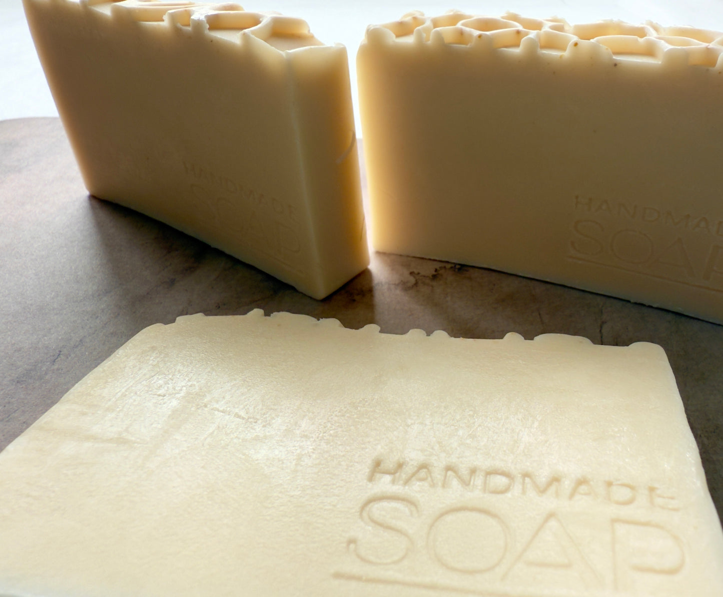 Dustprint – Small Batch Oatmeal Soap | Lavender, Amber + Earthy Clay