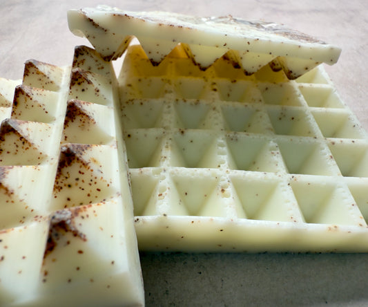 Citrus Bark – Test-Batch Mango Butter Soap | Tangy Layers + Pyramids Gone Rogue