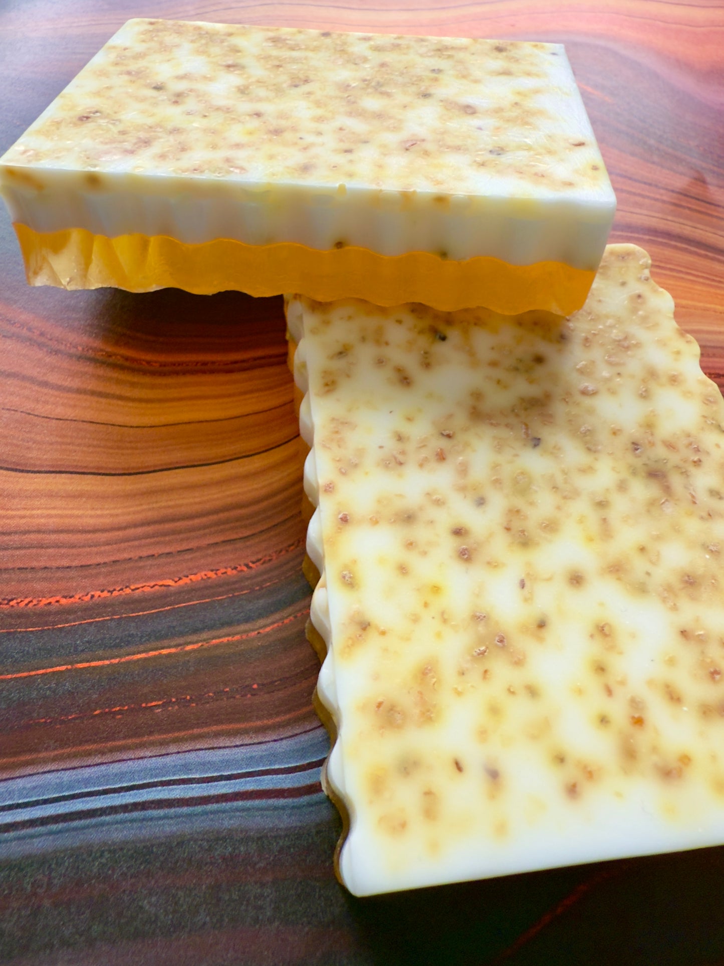 Golden Hour – Small Batch Chamomile + Mango Butter Soap | Citrus Peel + Soft Glow