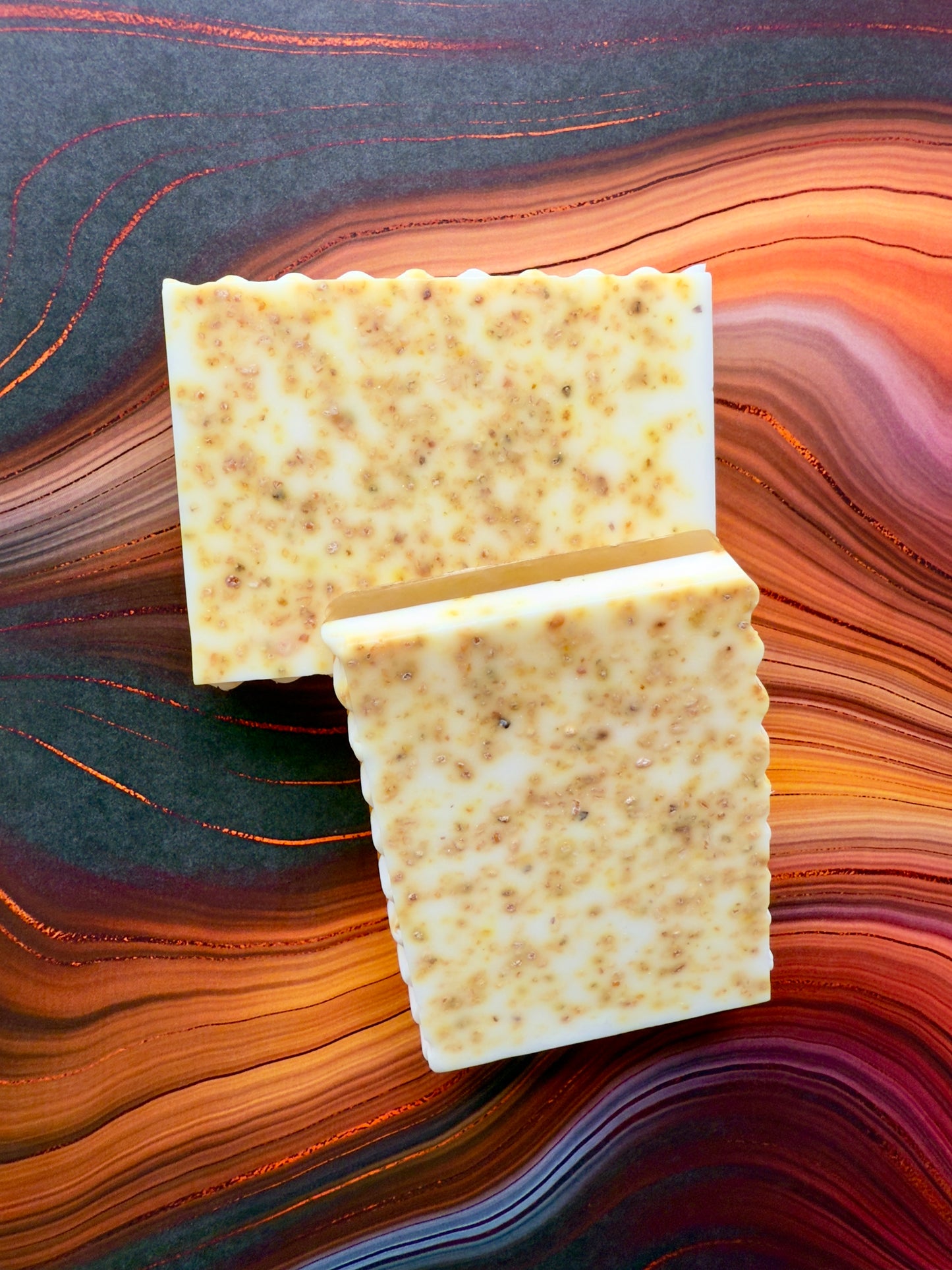 Golden Hour – Small Batch Chamomile + Mango Butter Soap | Citrus Peel + Soft Glow