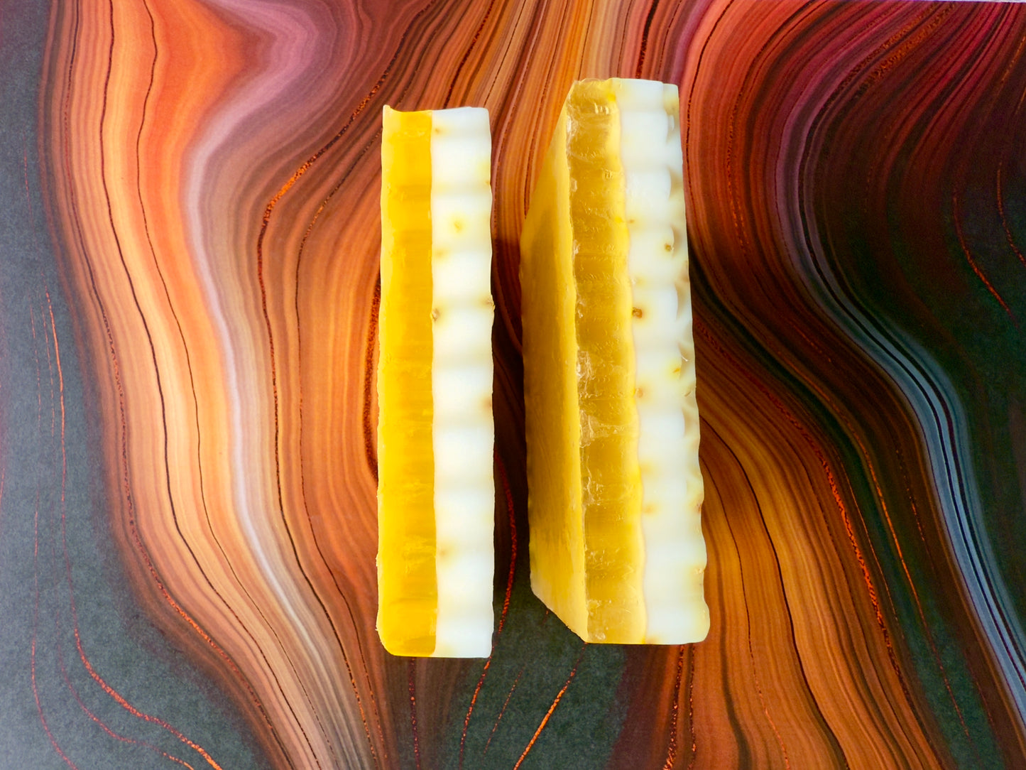 Golden Hour – Small Batch Chamomile + Mango Butter Soap | Citrus Peel + Soft Glow