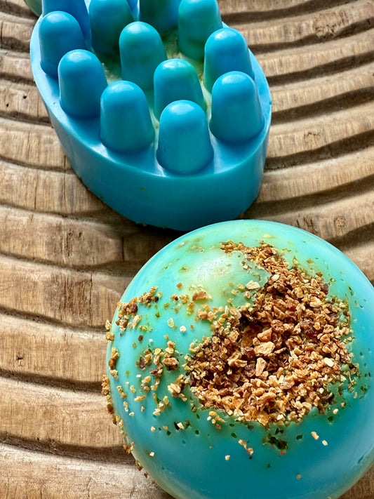 Amalfi Spin – Small Batch Beef Tallow Soap | Bright Citrus + Coastal Grit