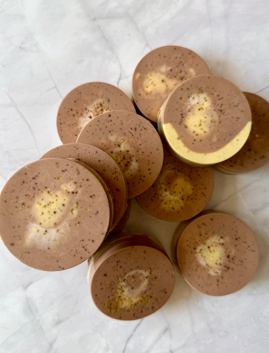 Don’t Eat the Round Ones – Small Batch Sheep Milk Soap | Toasted Layers of Cozy Sweetness