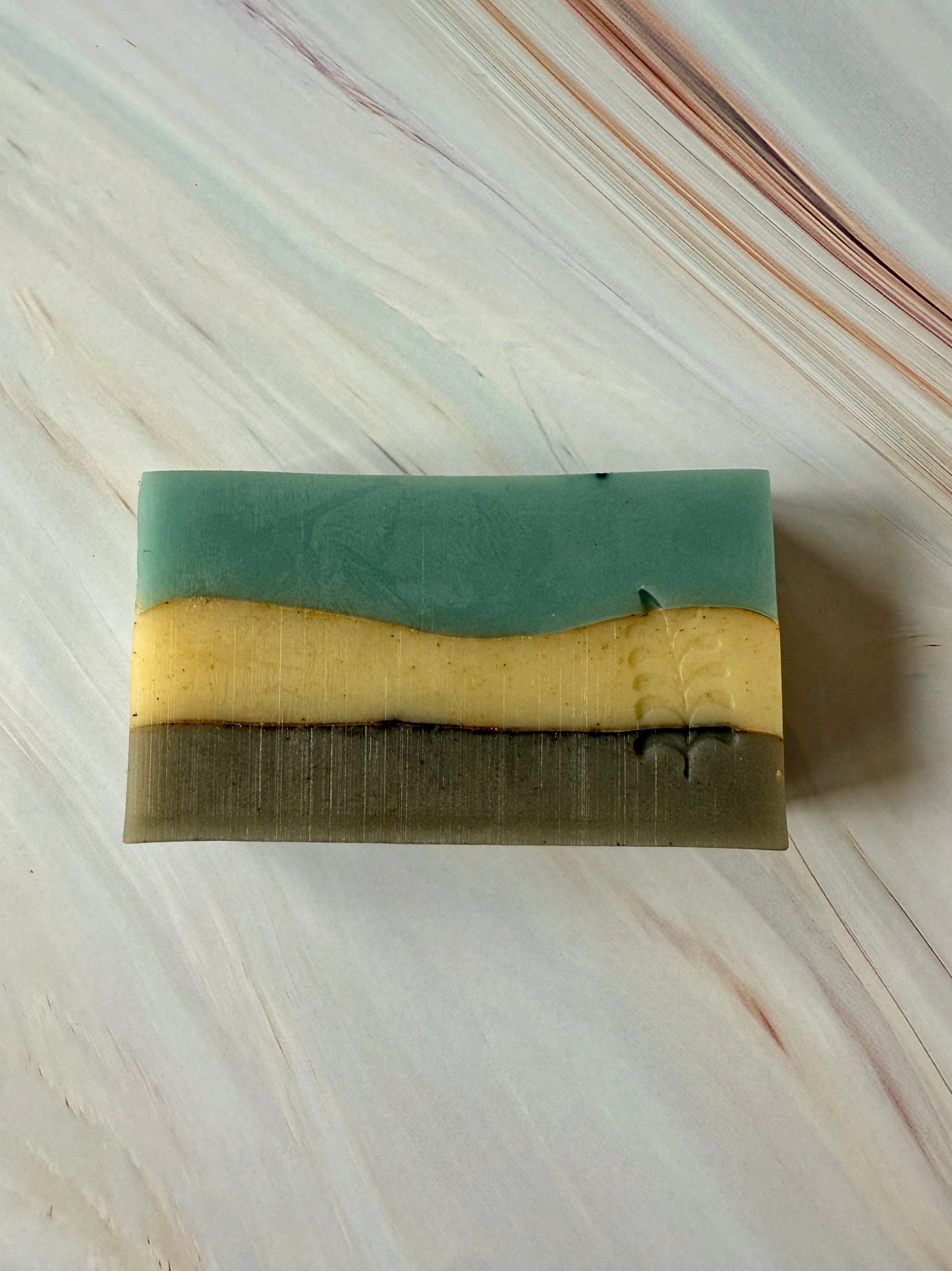 Yellow Between – Small Batch Shea Butter Soap | Sakura, Citrus + Gold Lines