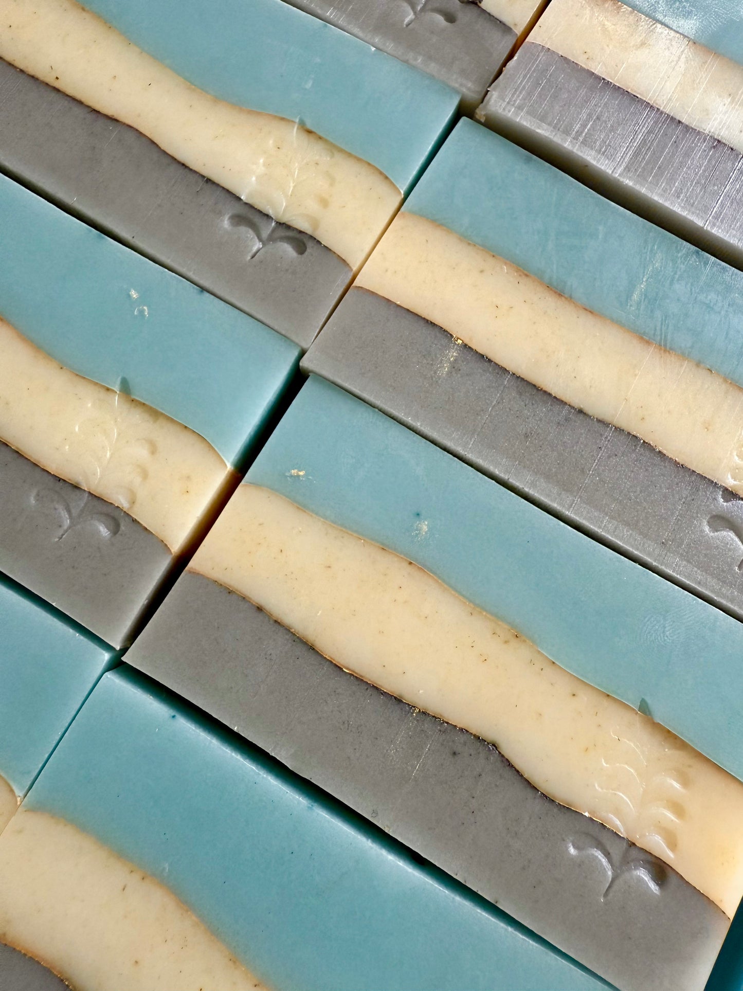 Yellow Between – Small Batch Shea Butter Soap | Sakura, Citrus + Gold Lines