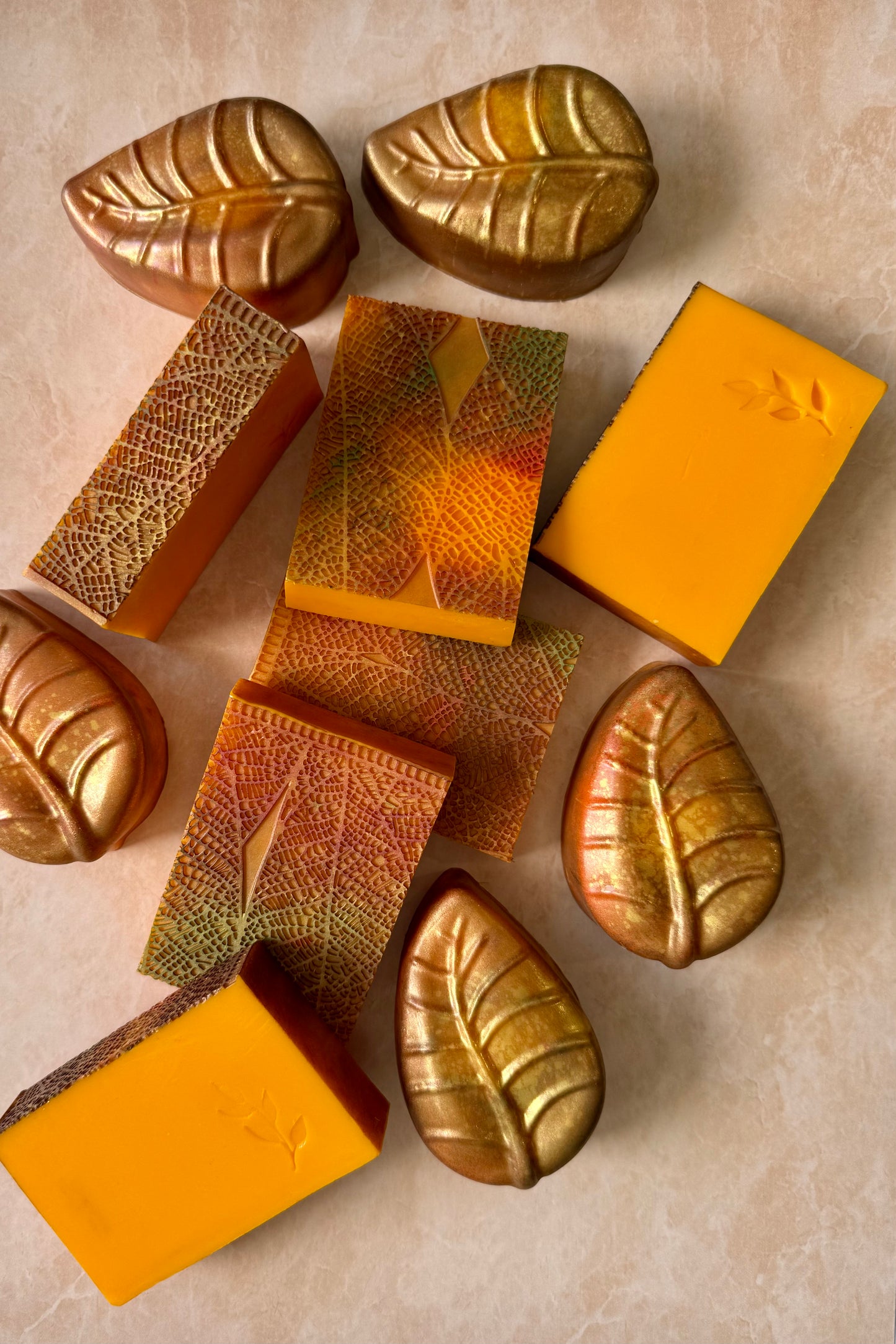 Cinnamon Liability – Small Batch Turmeric Soap | Pumpkin + Spiced Nut Leaf Bars