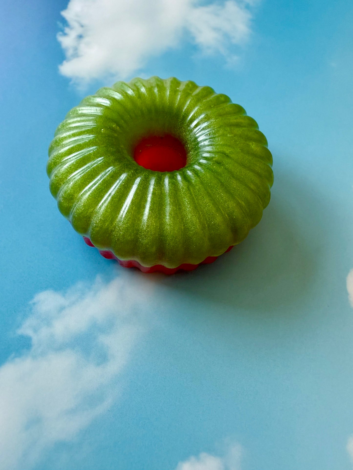Staff Privilege – Small Batch Glycerin + Hempseed Oil Soap | Cherry Pistachio Swirl