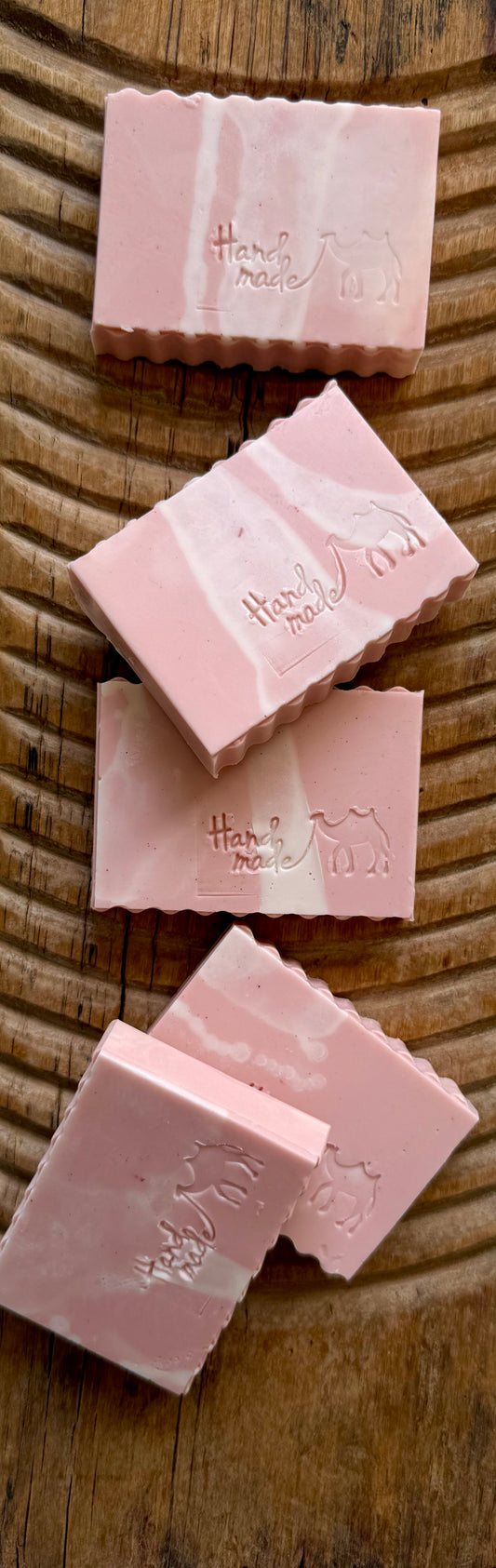Nut Another Love Story – Small Batch Camel Milk Soap | Sulfate-free Cherry Almond + Rose Clay