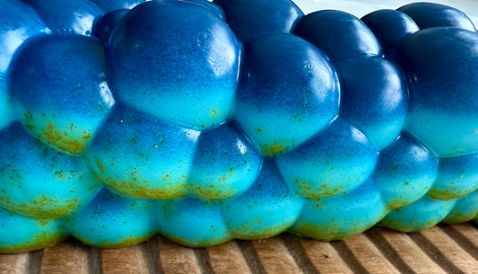 Blue with a Chance – Small Batch Goat’s Milk Soap | Amber Glow + Cloudy Skies